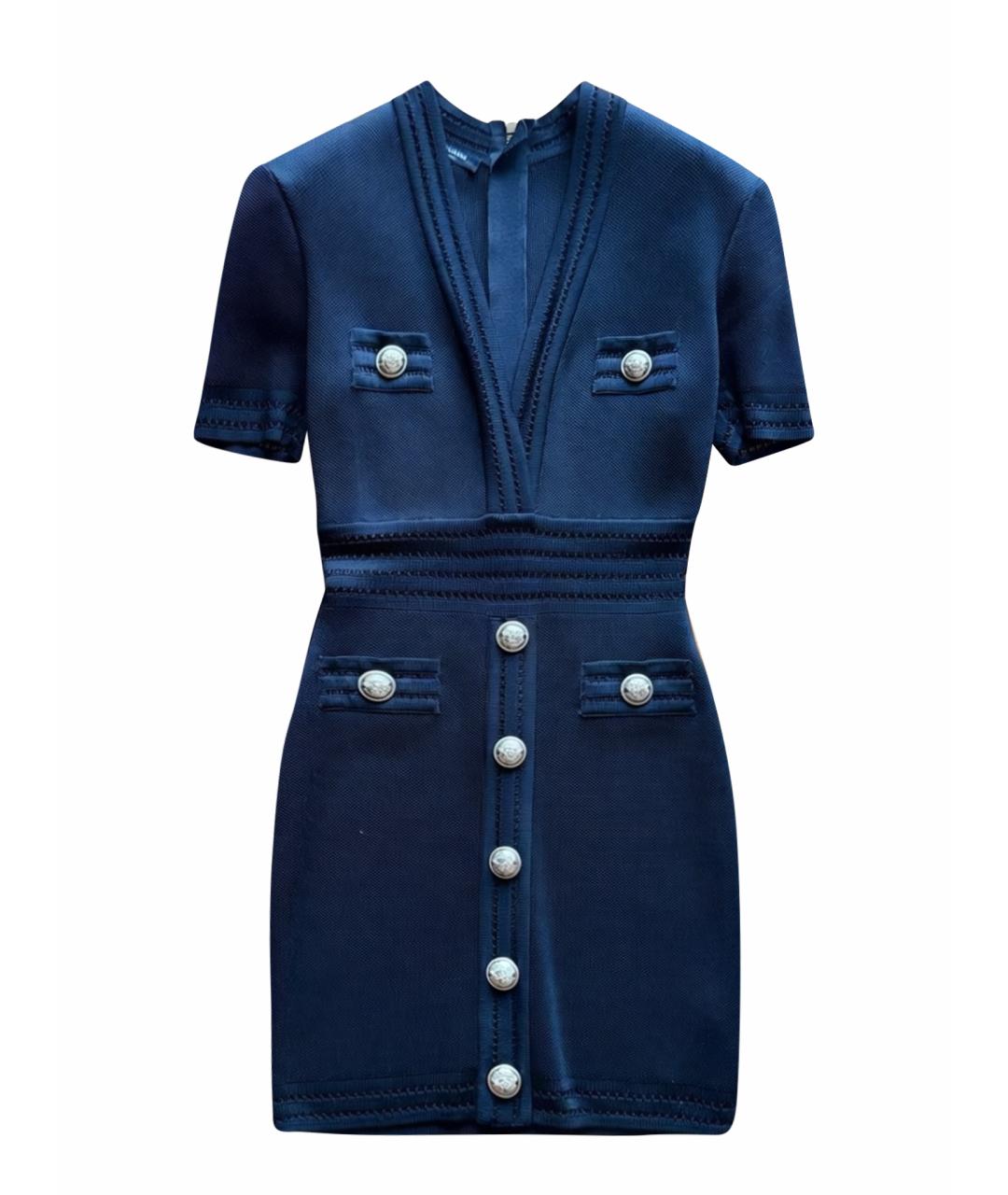 BALMAIN Черное шелковое вечернее платье, фото 1