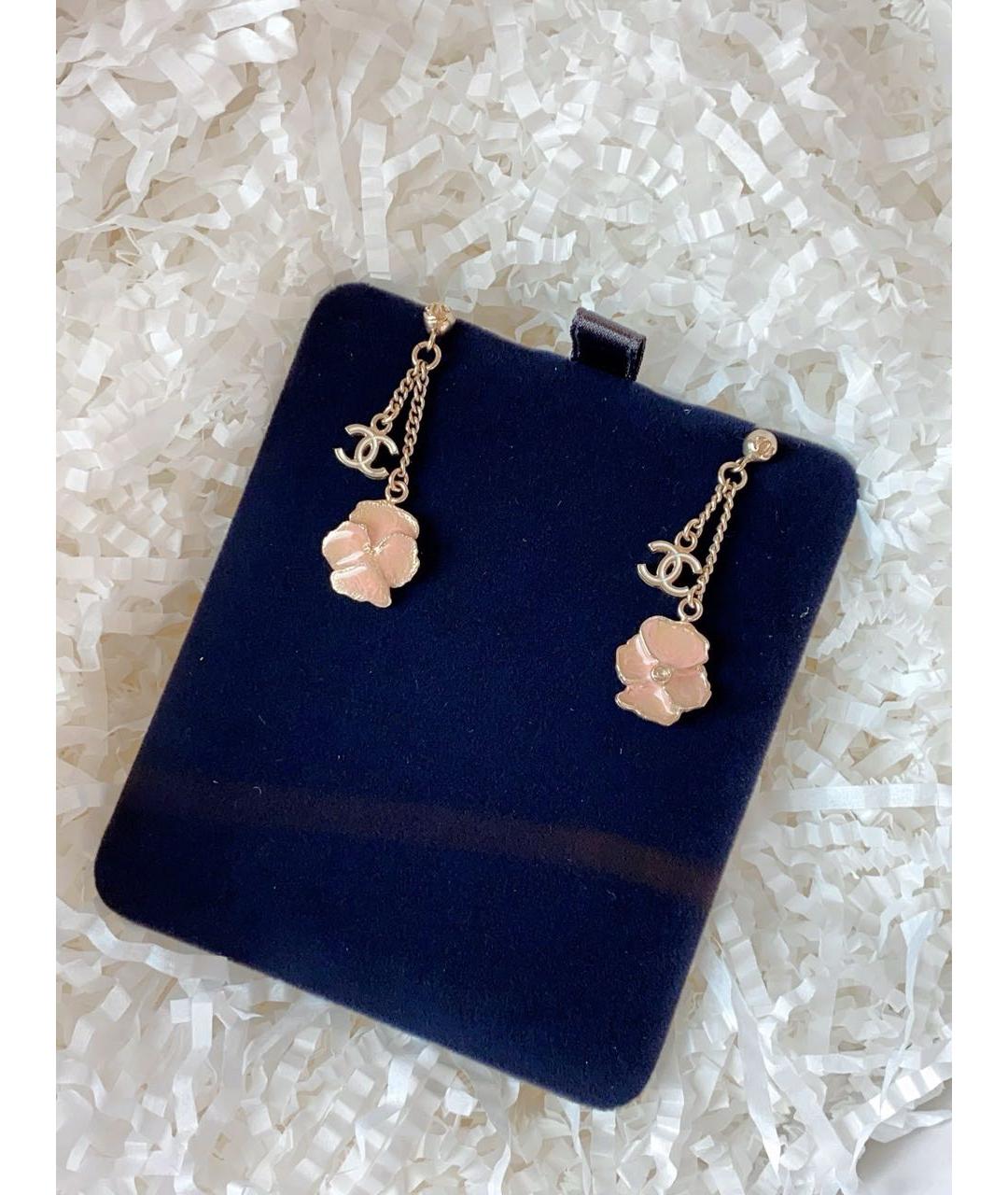 CHANEL Золотые серьги, фото 4