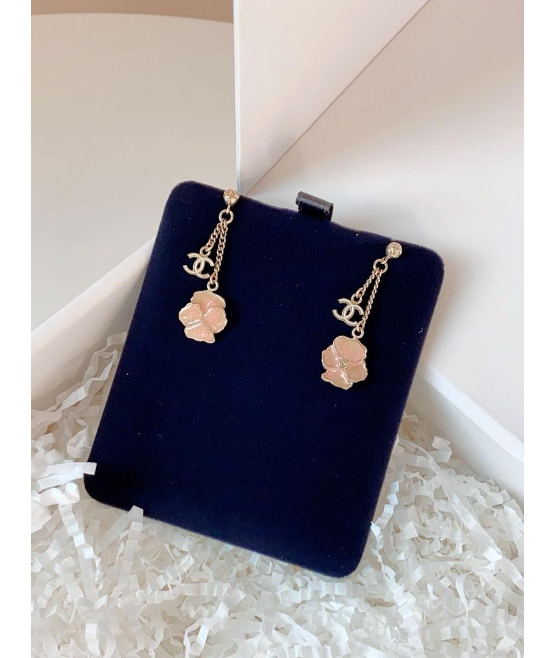 CHANEL Золотые серьги, фото 2