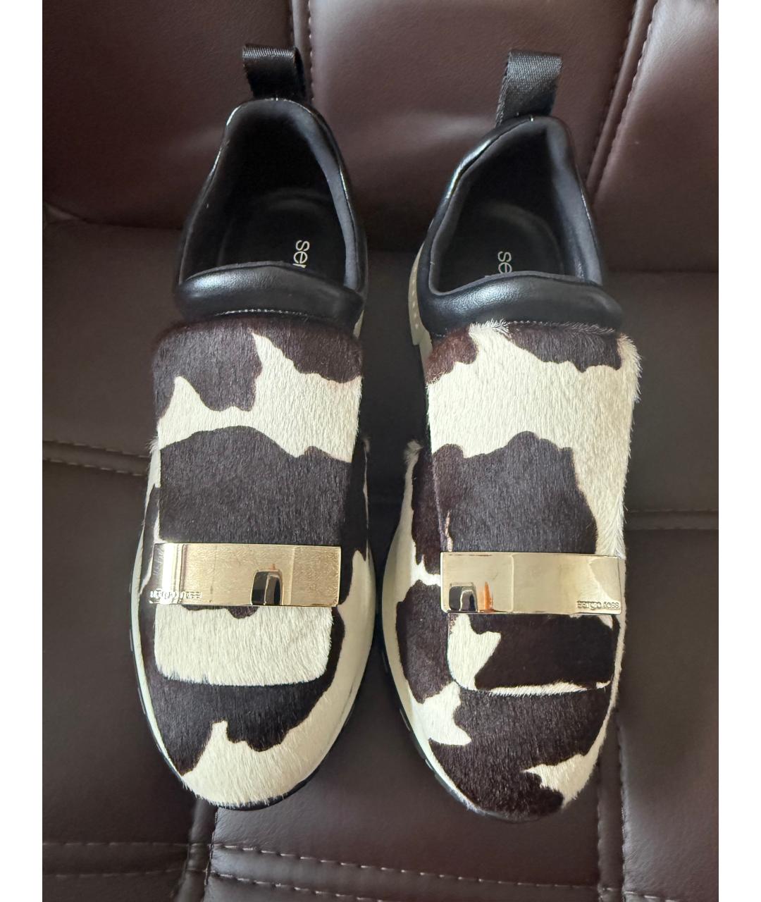 SERGIO ROSSI Кроссовки из экзотической кожи, фото 2