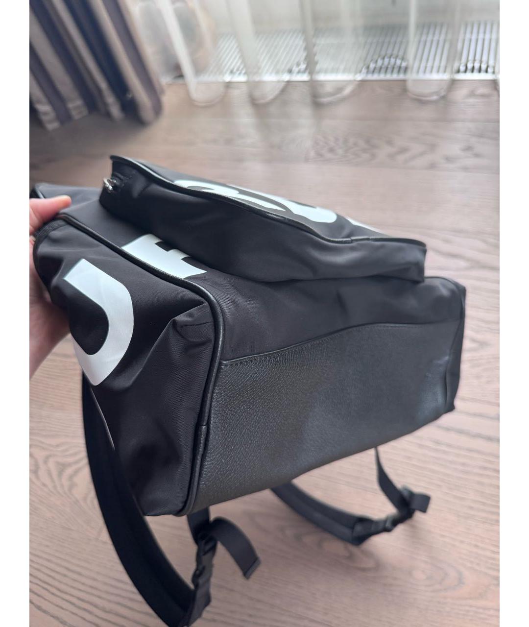 BURBERRY Черный синтетический рюкзак, фото 6