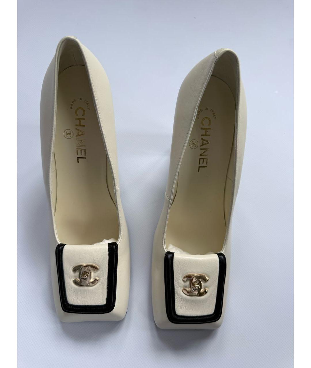 CHANEL Кожаные туфли, фото 4