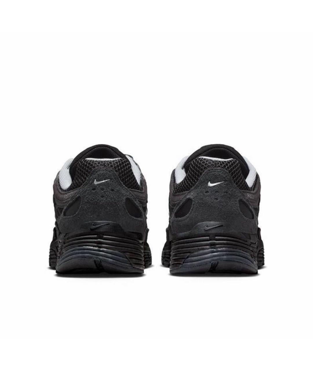 NIKE Черные текстильные низкие кроссовки / кеды, фото 4