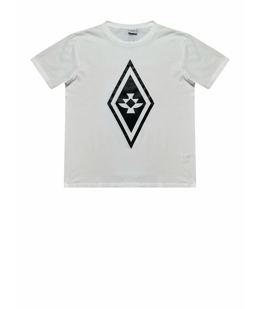 MARCELO BURLON Белая хлопковая футболка, фото 1