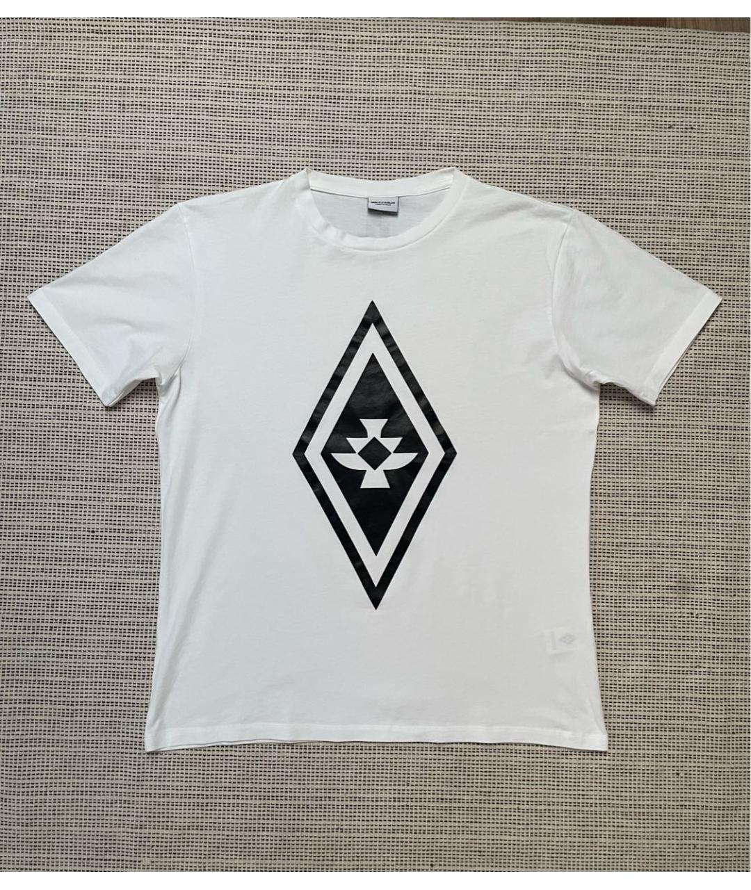 MARCELO BURLON Белая хлопковая футболка, фото 5