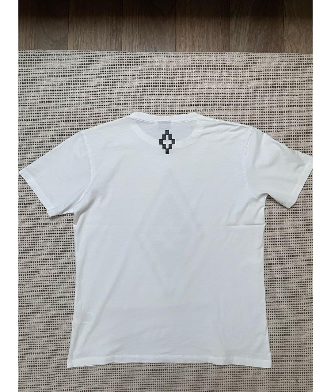 MARCELO BURLON Белая хлопковая футболка, фото 2