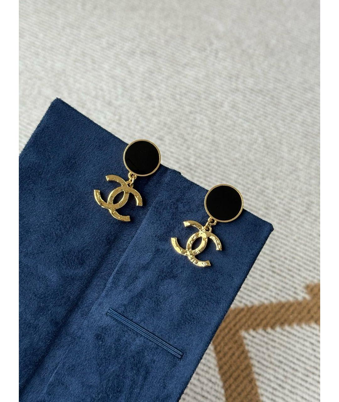 CHANEL Золотые серьги, фото 3