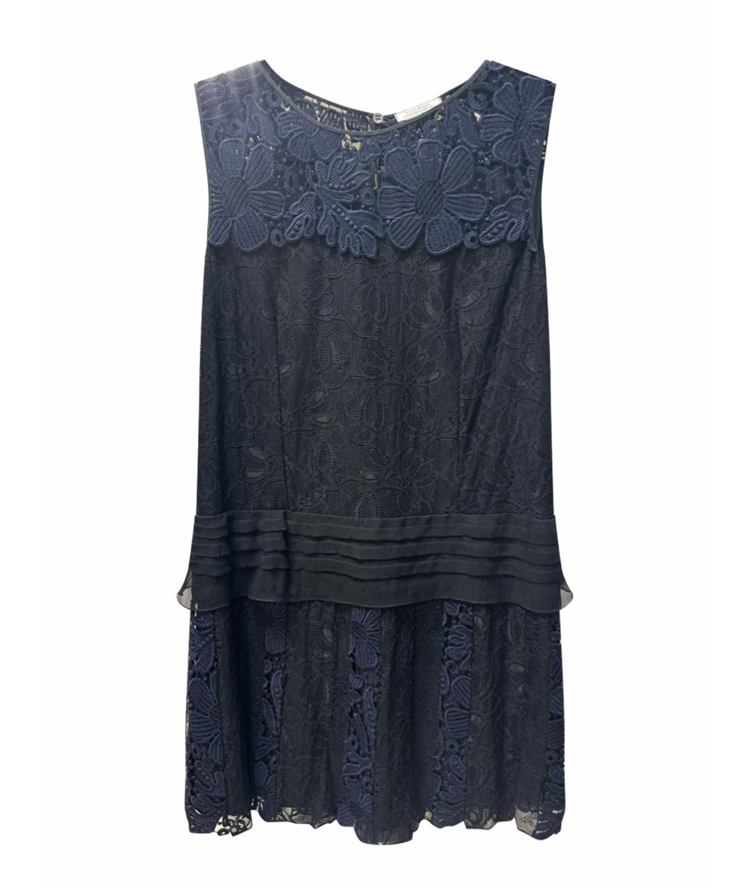 NINA RICCI Темно-синее хлопковое повседневное платье, фото 1