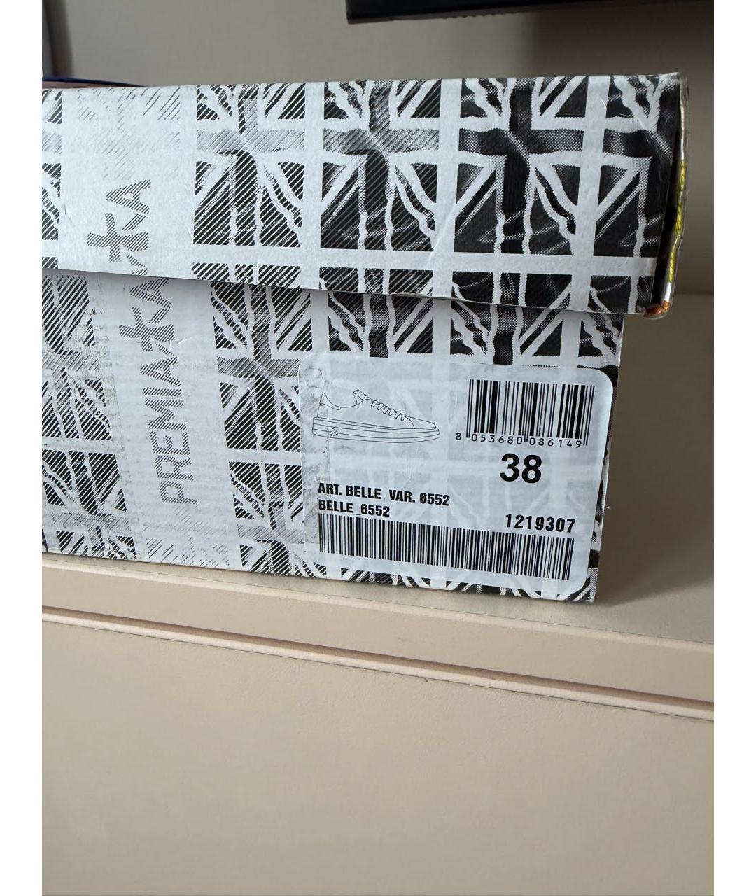 PREMIATA Белые кожаные кеды, фото 5