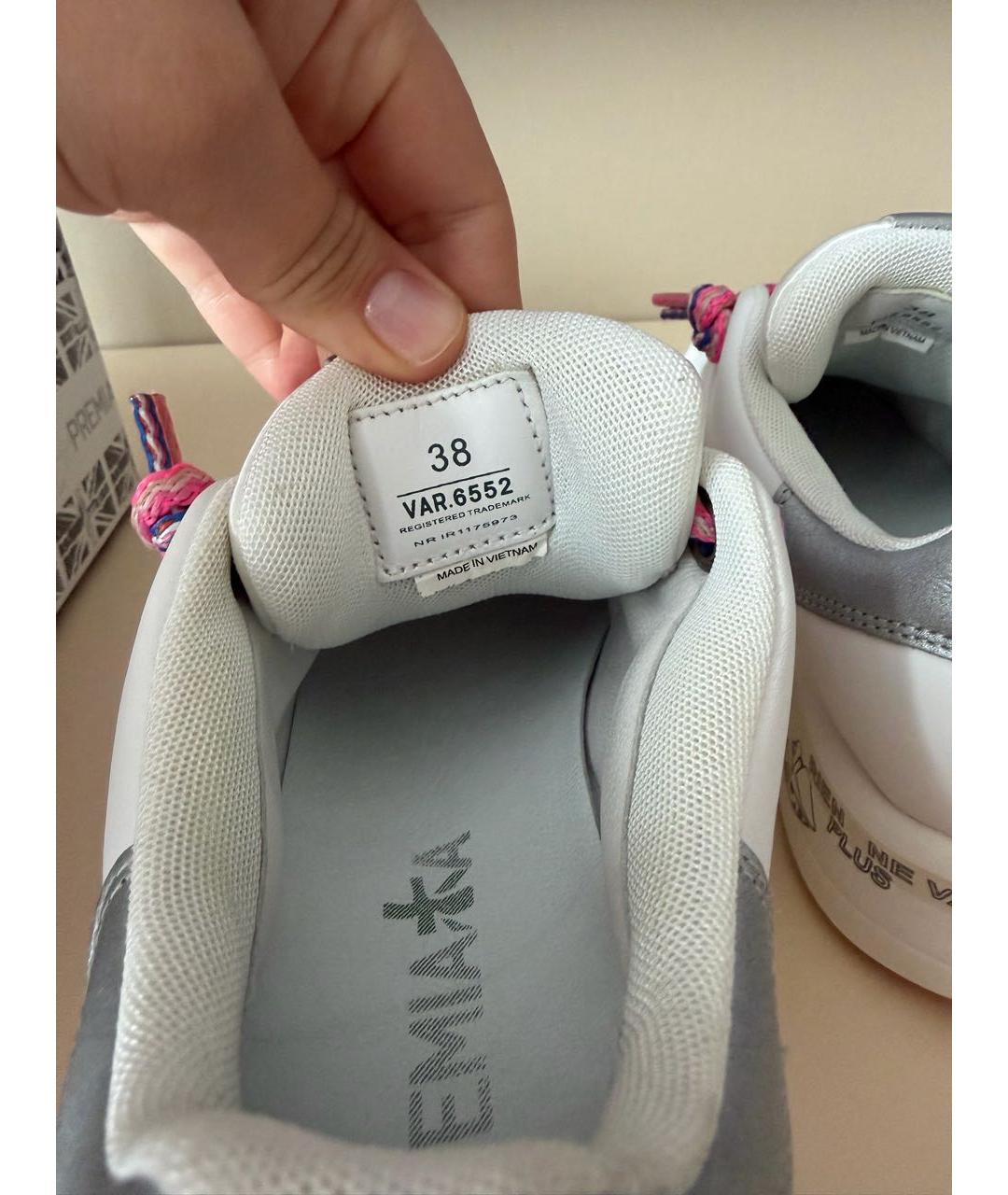 PREMIATA Белые кожаные кеды, фото 6