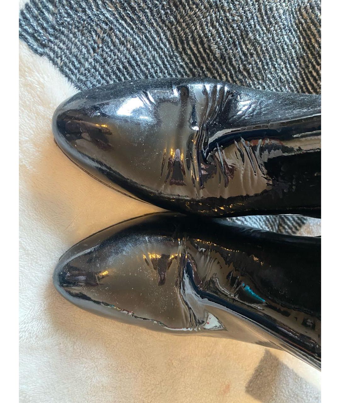 BURBERRY Черные ботильоны из лакированной кожи, фото 2
