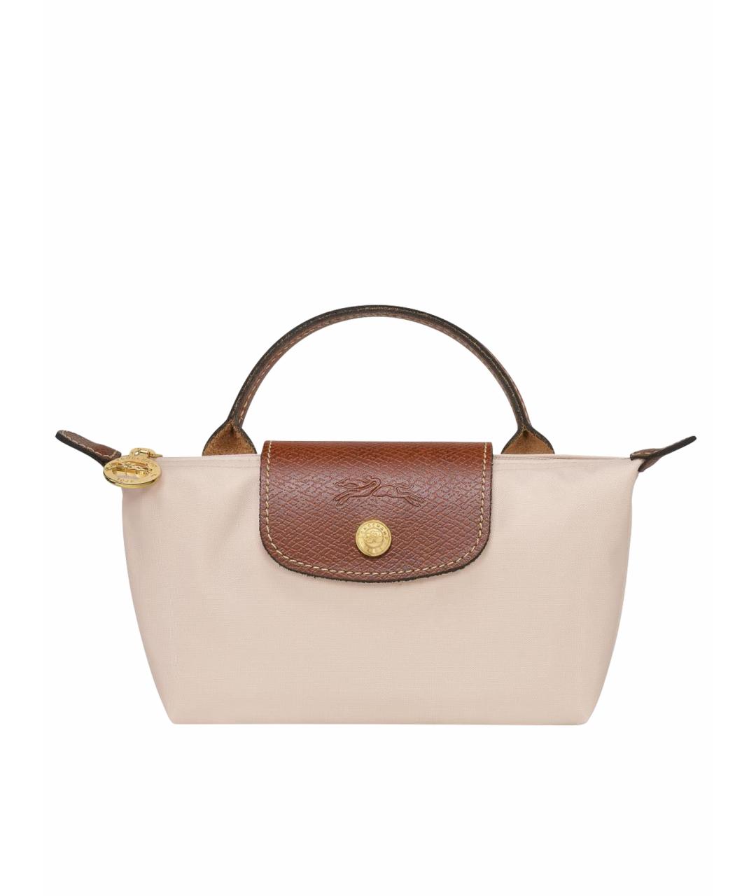 LONGCHAMP Бежевая сумка с короткими ручками, фото 1