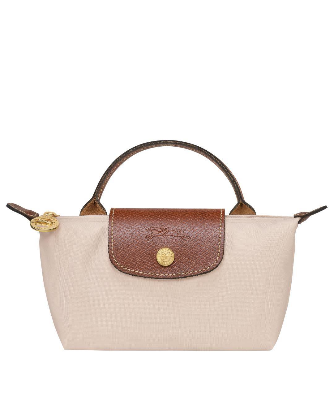 LONGCHAMP Бежевая сумка с короткими ручками, фото 4