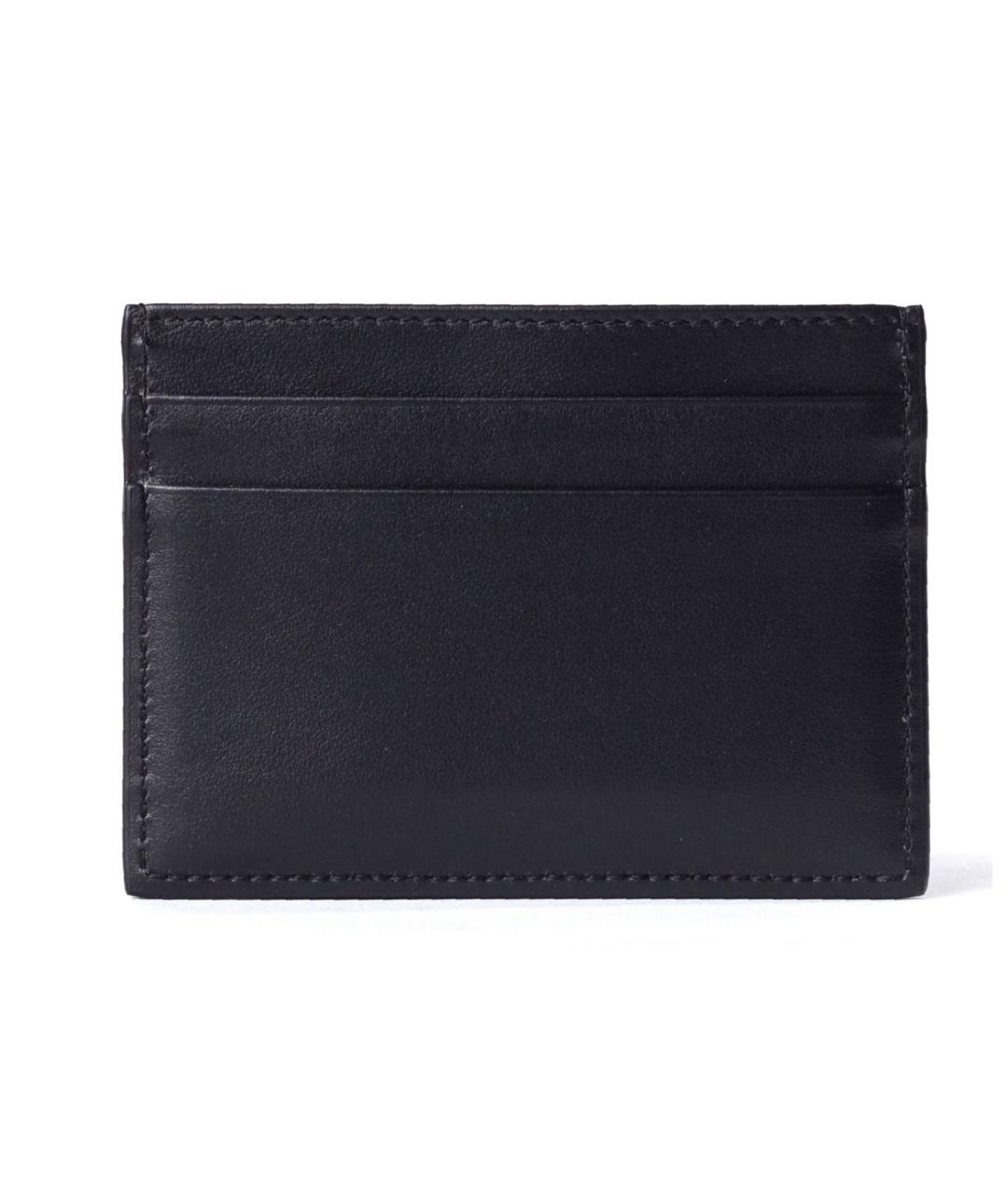 DOLCE&GABBANA Черный кожаный кардхолдер, фото 2