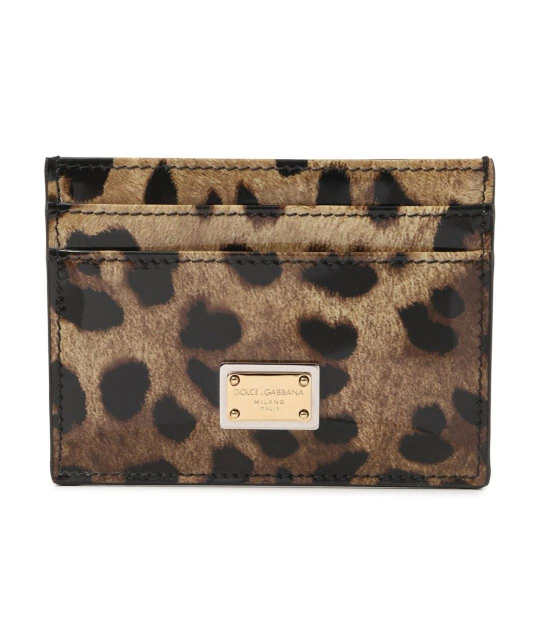 DOLCE&GABBANA Мульти кардхолдер из лакированной кожи, фото 1