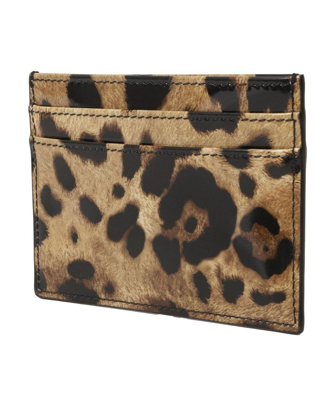 DOLCE&GABBANA Мульти кардхолдер из лакированной кожи, фото 3