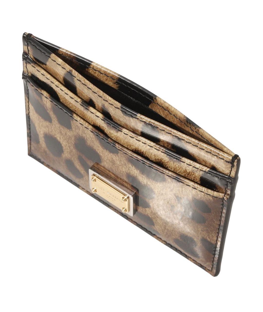 DOLCE&GABBANA Мульти кардхолдер из лакированной кожи, фото 2