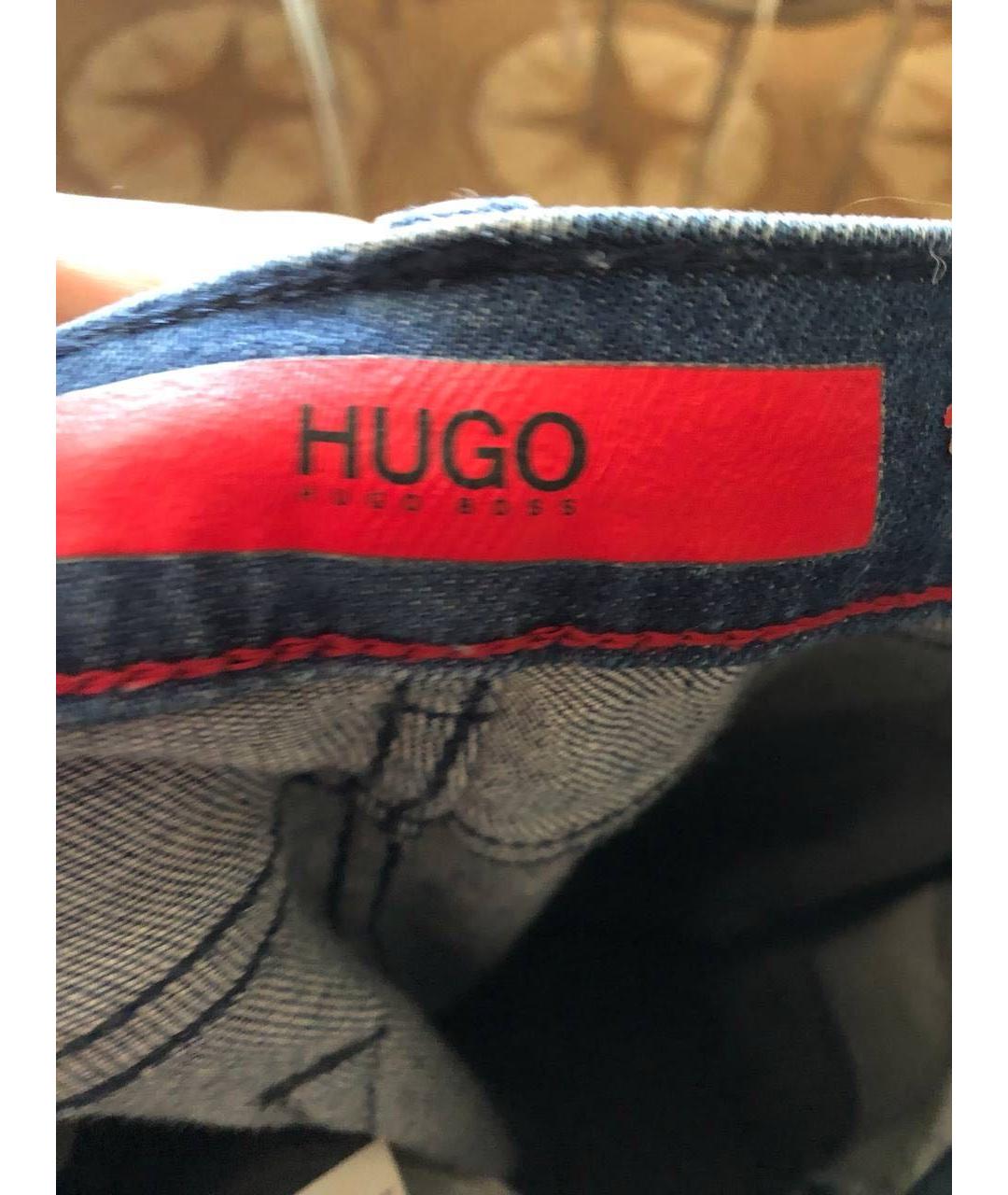 HUGO Хлопко-эластановые джинсы слим, фото 3