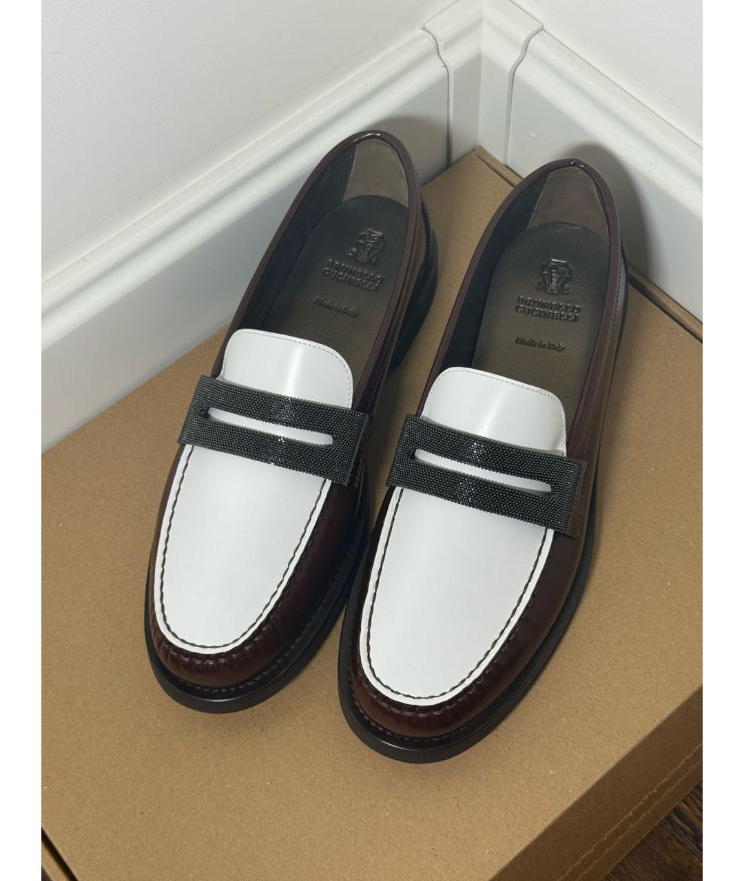 BRUNELLO CUCINELLI Мульти кожаные лоферы, фото 9