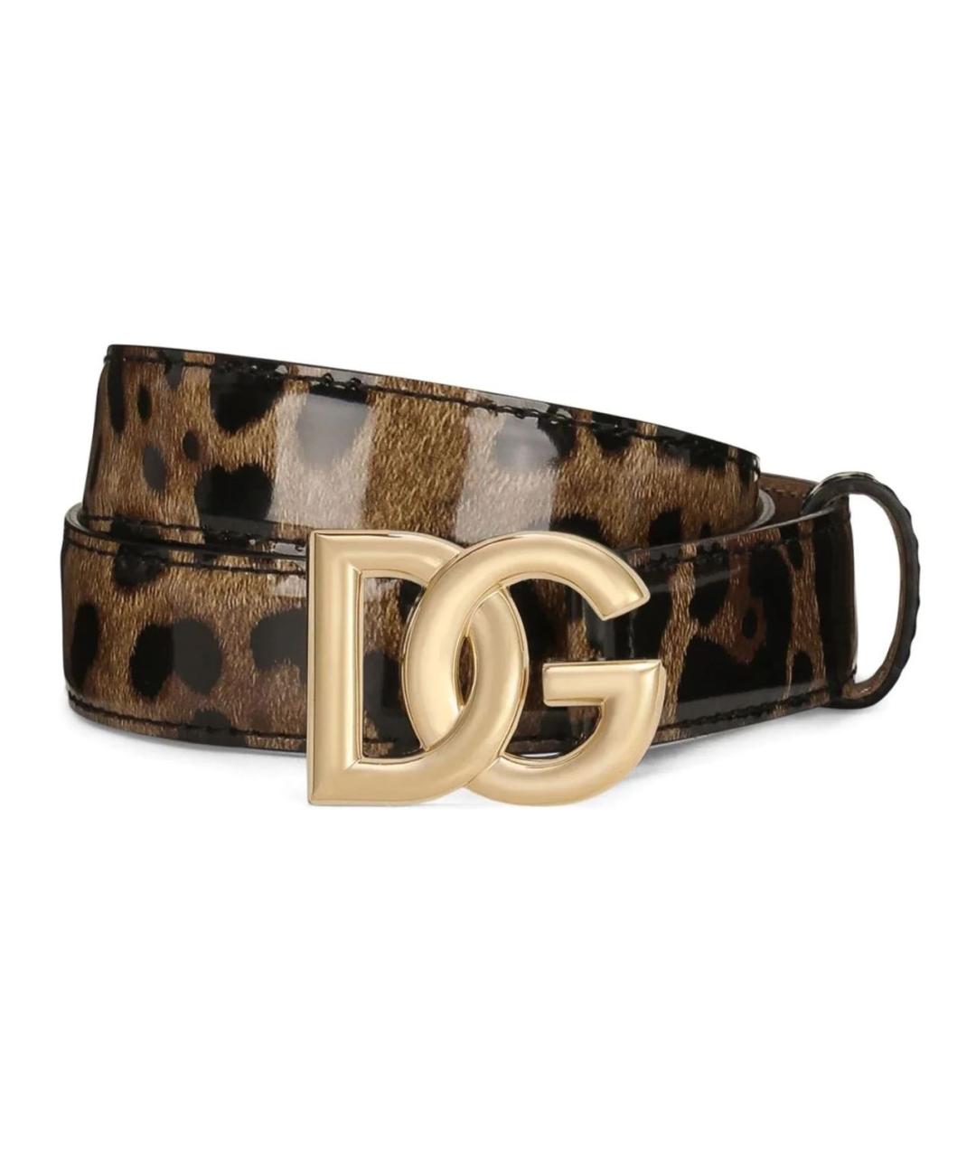 DOLCE&GABBANA Мульти ремень из лакированной кожи, фото 4