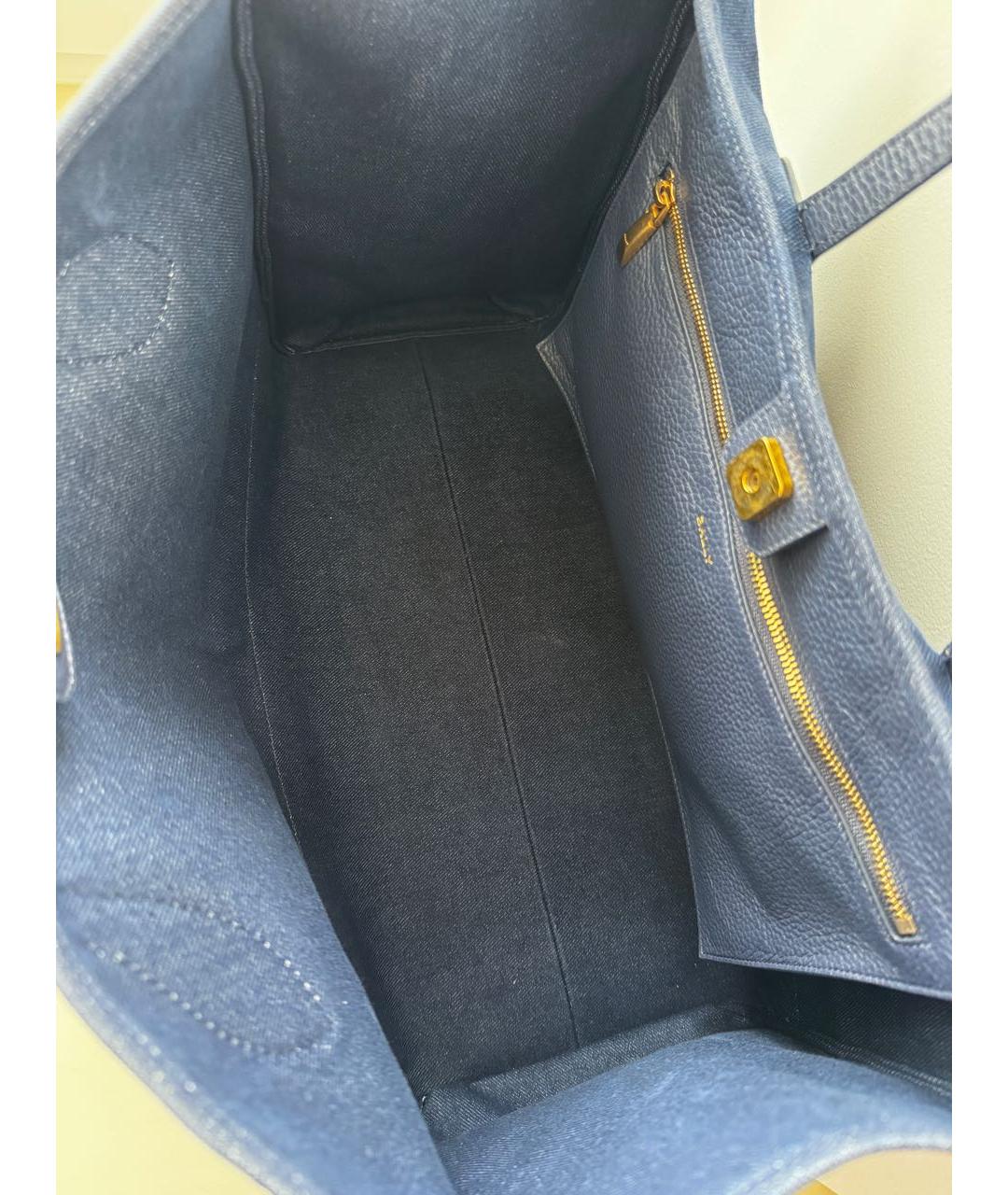 BALLY Синяя сумка тоут, фото 4