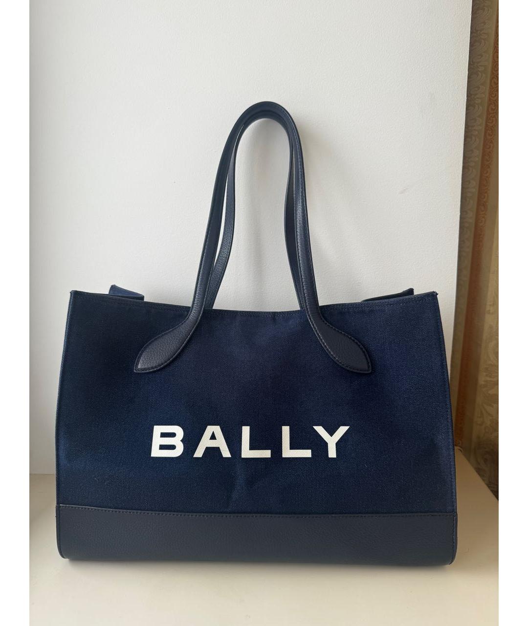 BALLY Синяя сумка тоут, фото 8