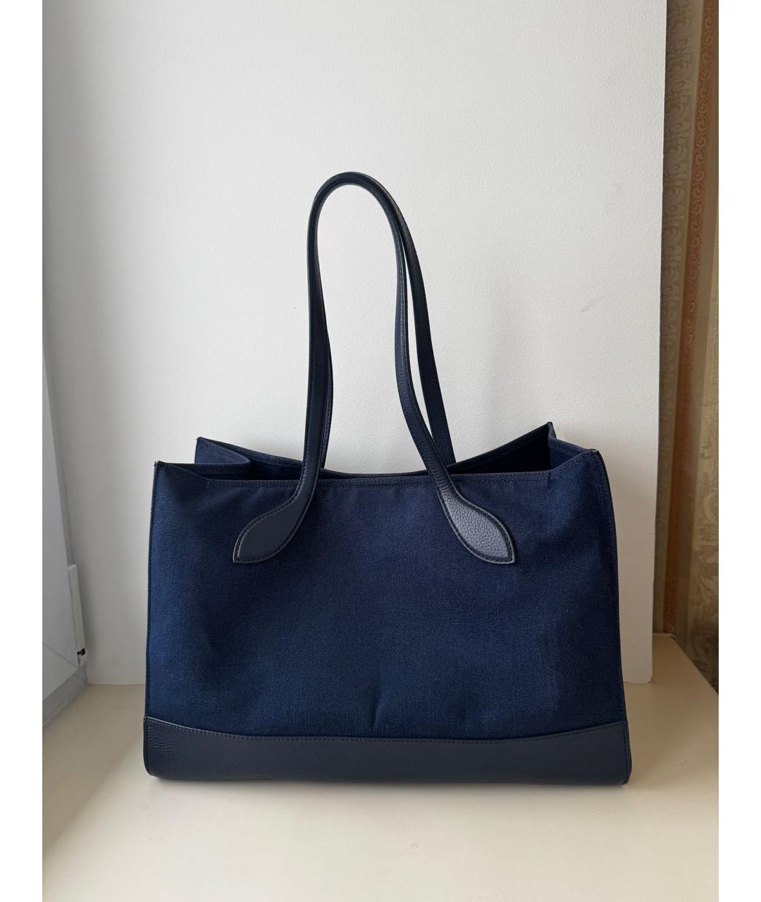 BALLY Синяя сумка тоут, фото 2