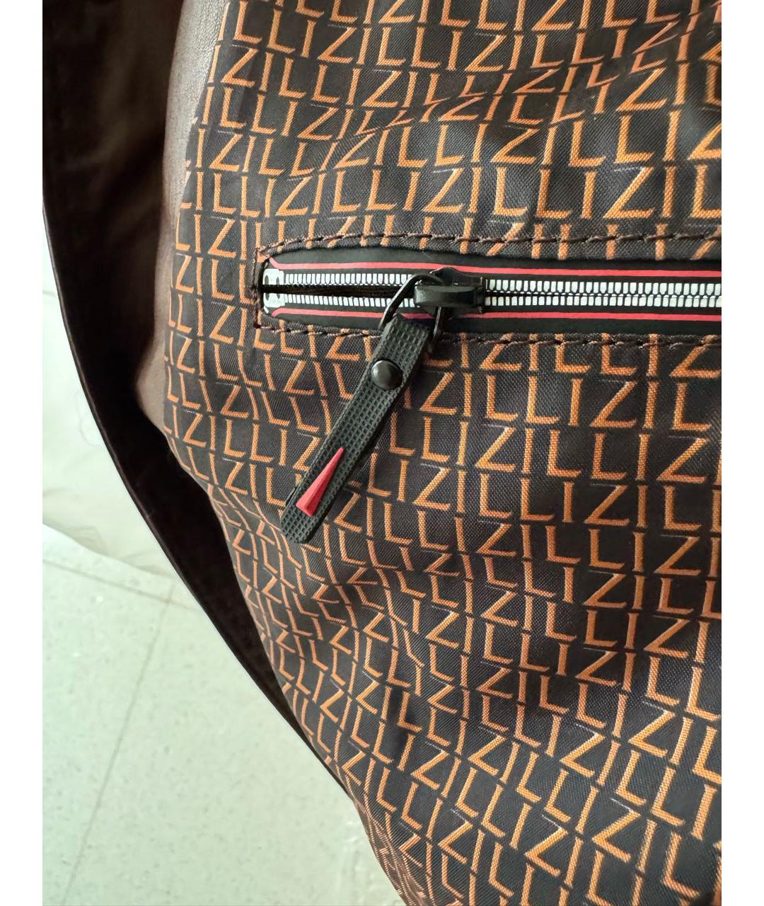 ZILLI Коричневая кожаная куртка, фото 4