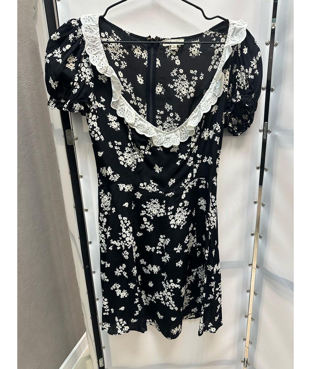 FOR LOVE AND LEMONS Черное повседневное платье, фото 5