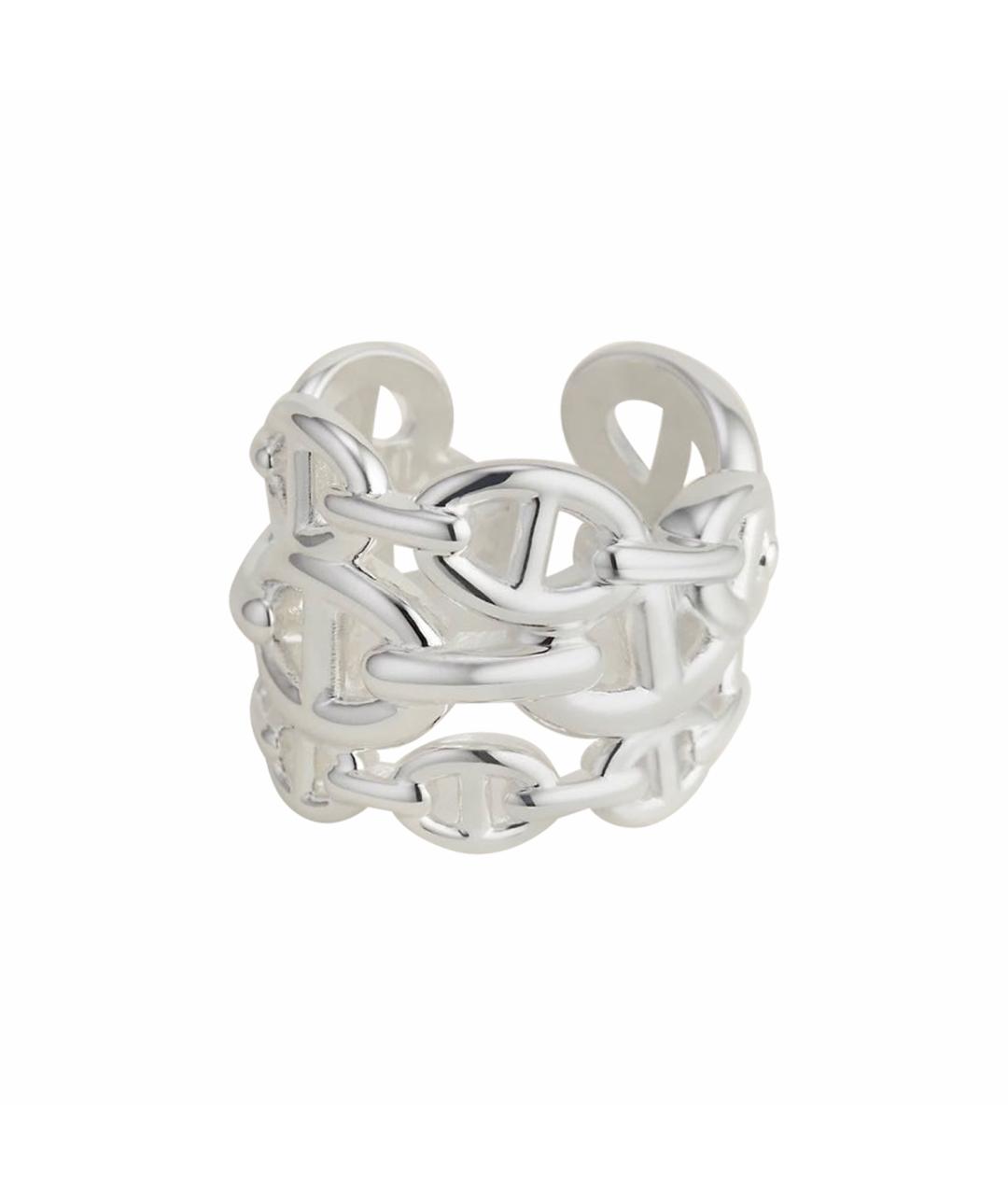 HERMES Серебряное серебряное кольцо, фото 1