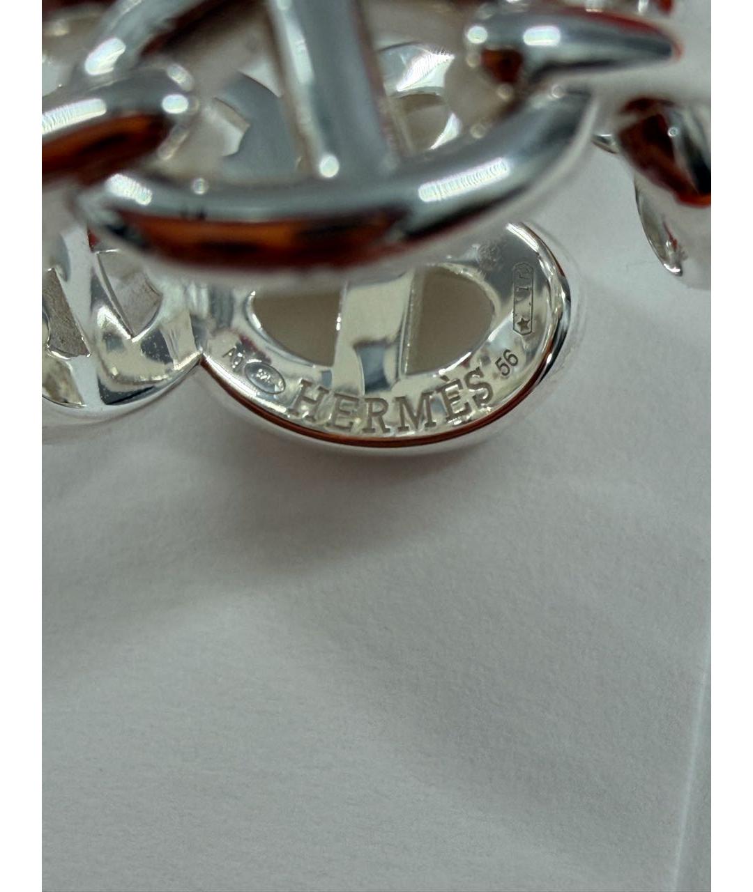 HERMES Серебряное серебряное кольцо, фото 3