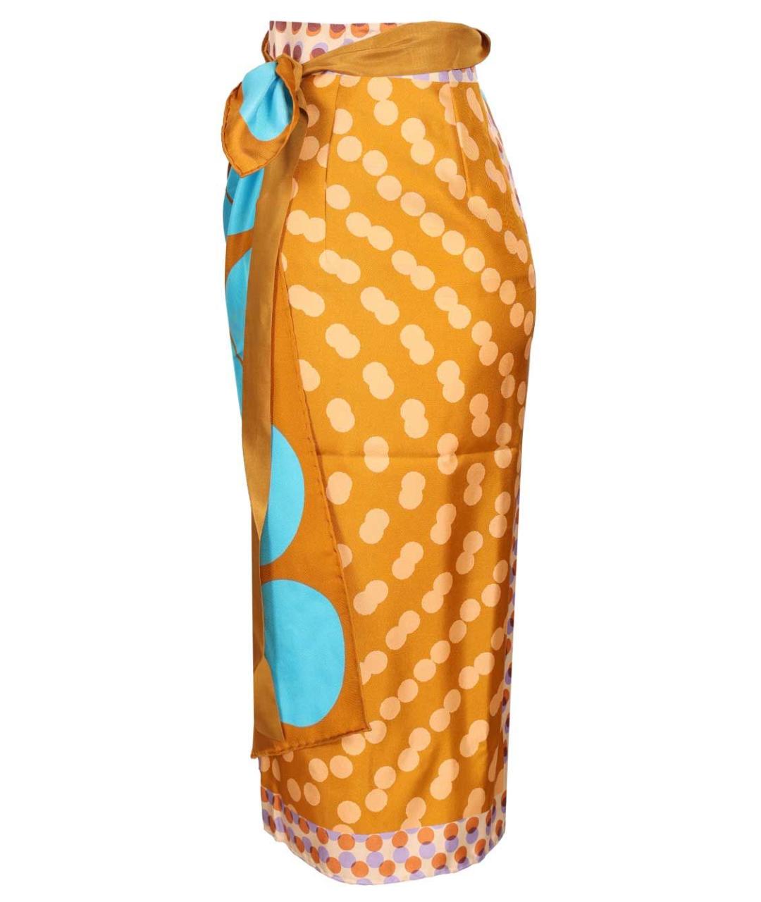 DRIES VAN NOTEN Мульти юбка миди, фото 3