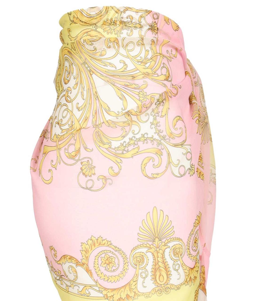 VERSACE Мульти юбка миди, фото 4