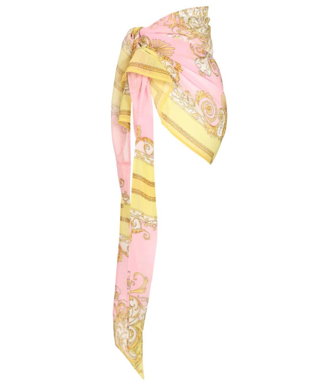 VERSACE Мульти юбка миди, фото 3