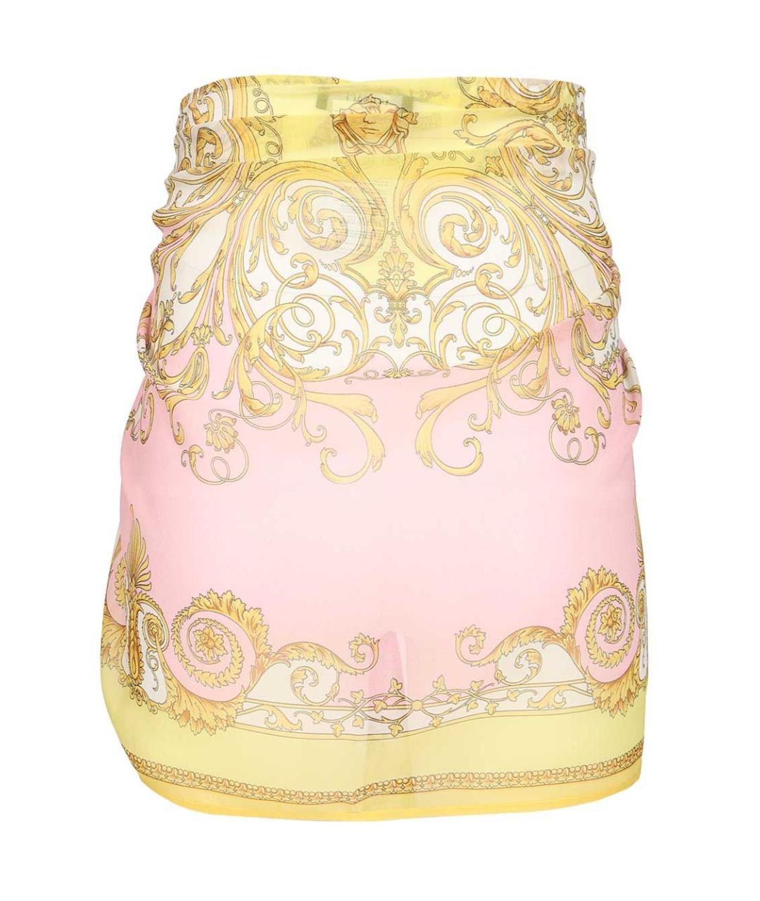 VERSACE Мульти юбка миди, фото 2