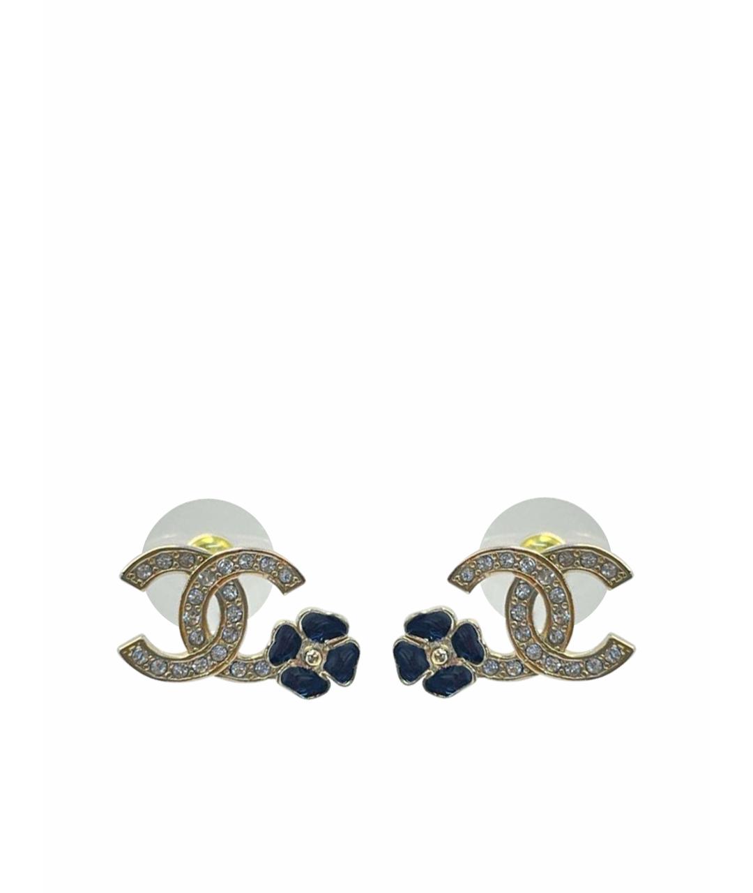 CHANEL Золотые серьги, фото 9