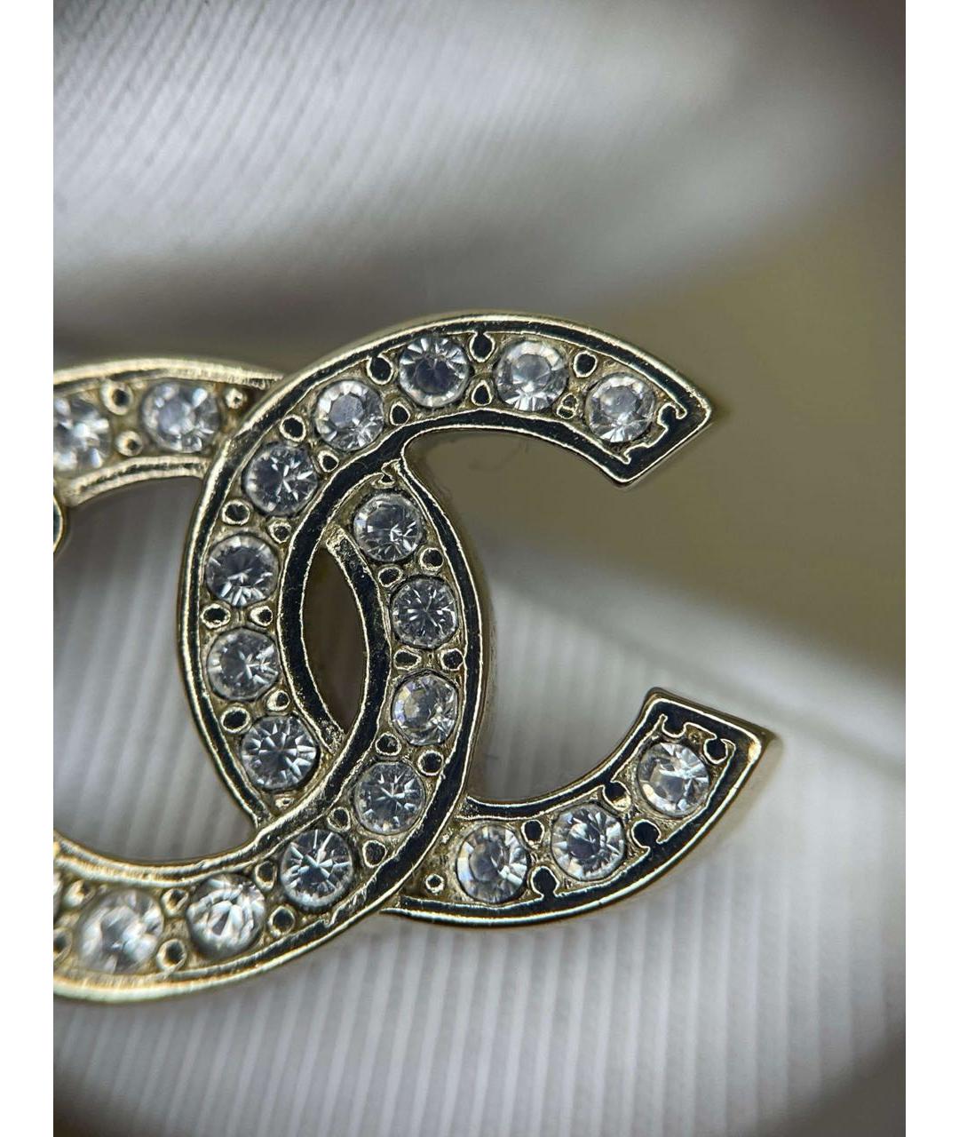 CHANEL Золотые серьги, фото 4