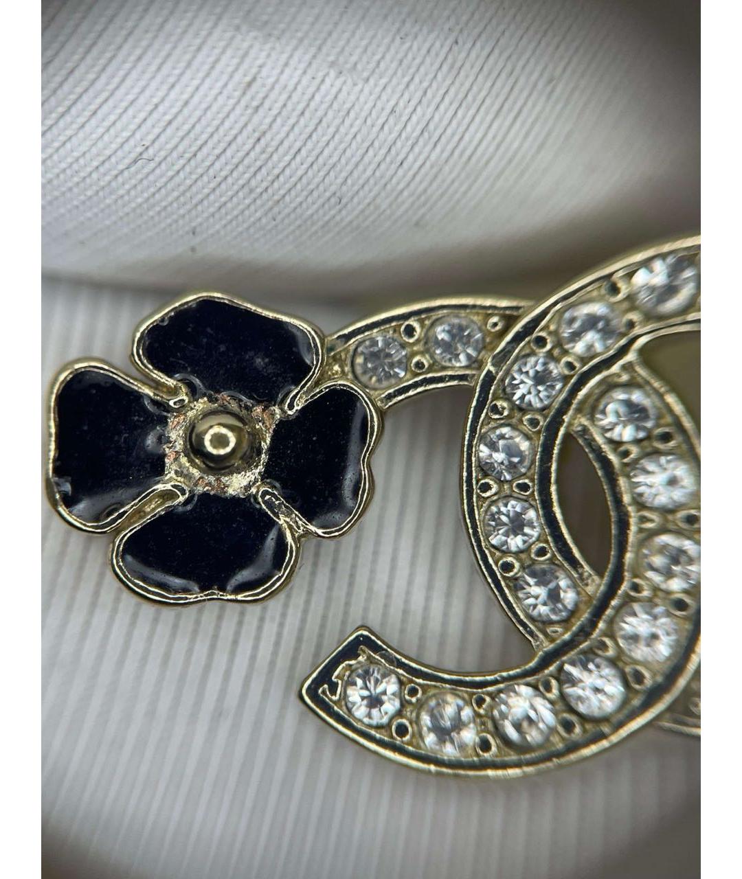 CHANEL Золотые серьги, фото 5