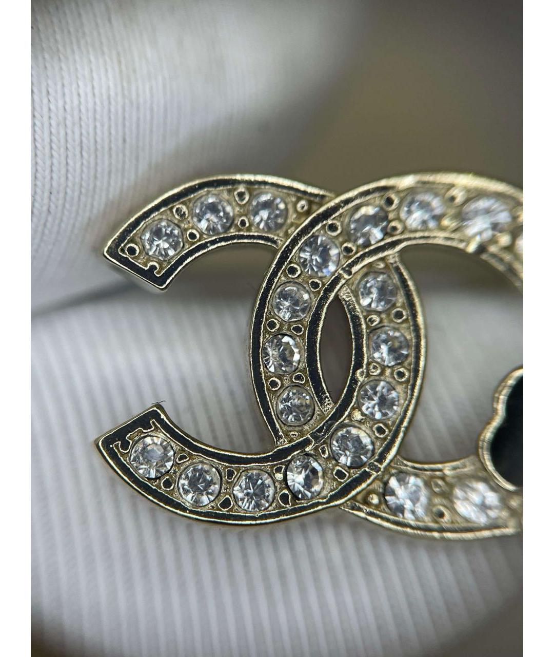 CHANEL Золотые серьги, фото 2