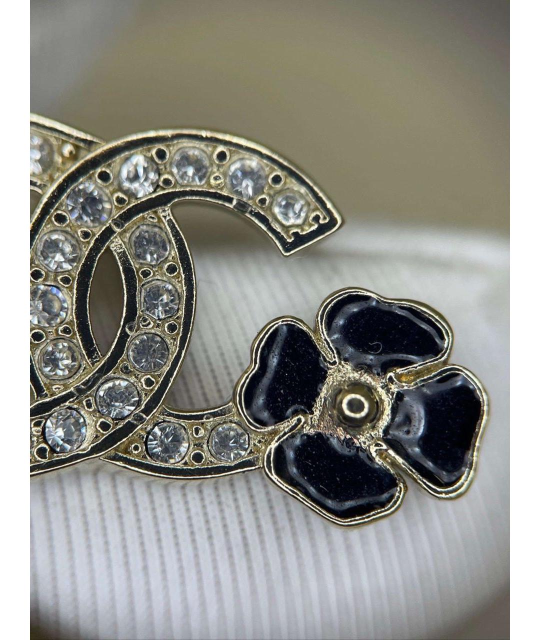 CHANEL Золотые серьги, фото 3