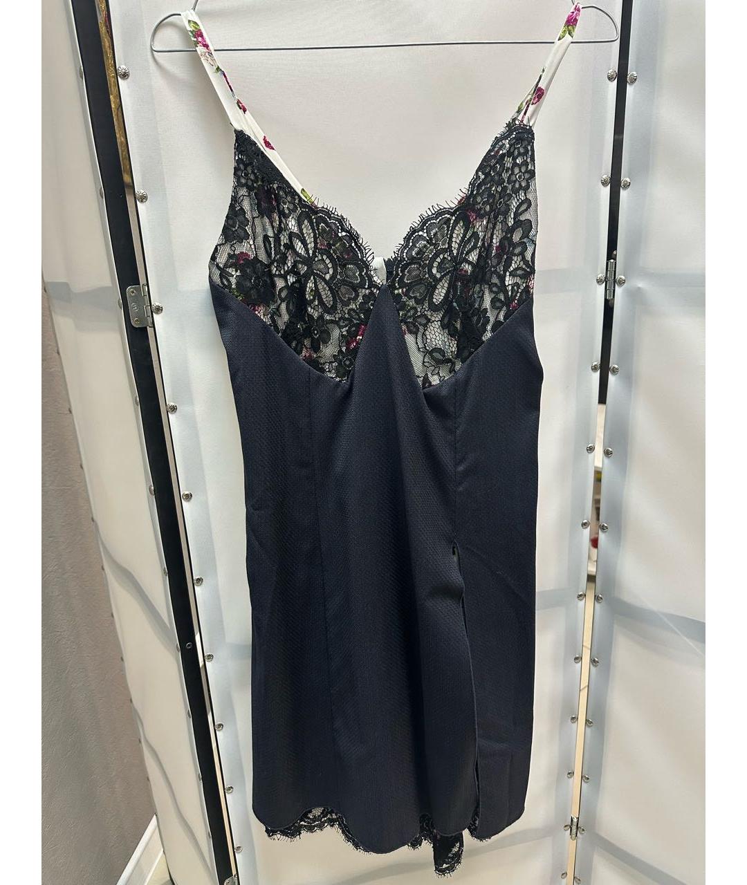 DONDUP Черное шелковое повседневное платье, фото 8