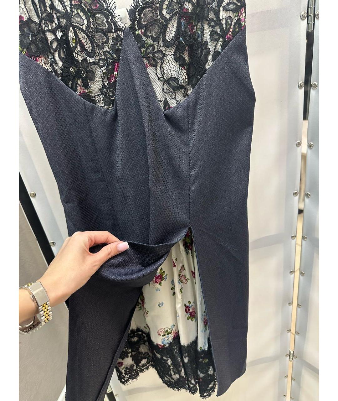 DONDUP Черное шелковое повседневное платье, фото 3