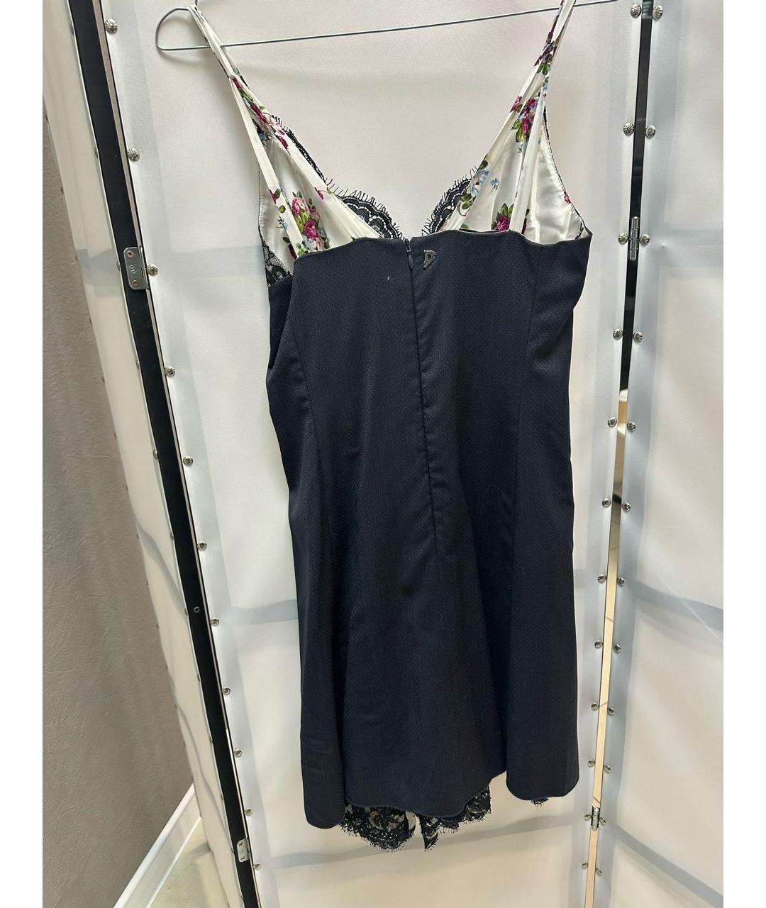 DONDUP Черное шелковое повседневное платье, фото 2