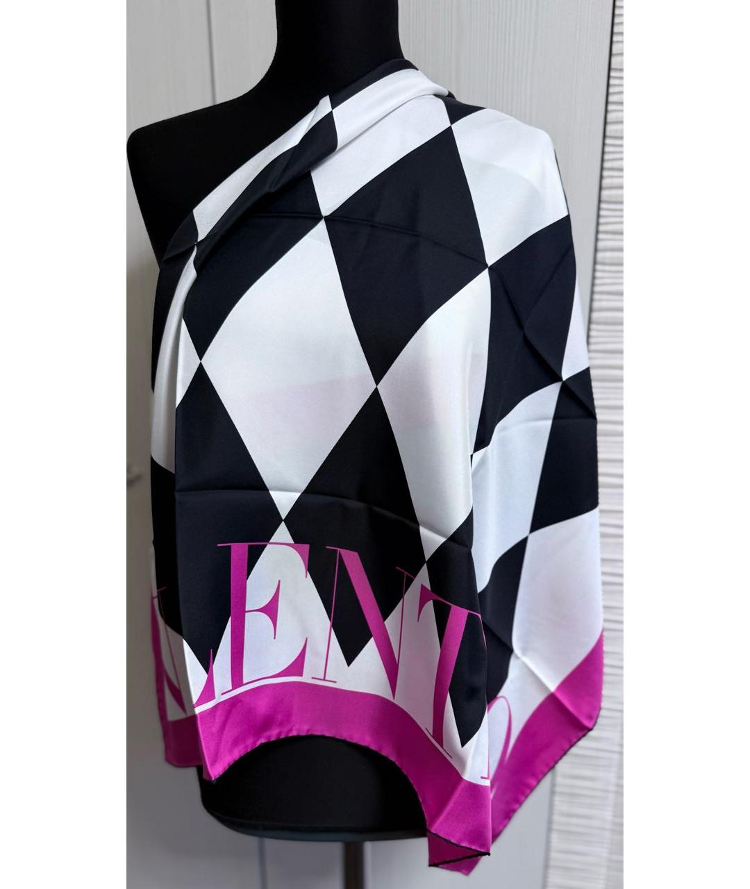 VALENTINO Мульти шелковый платок, фото 6