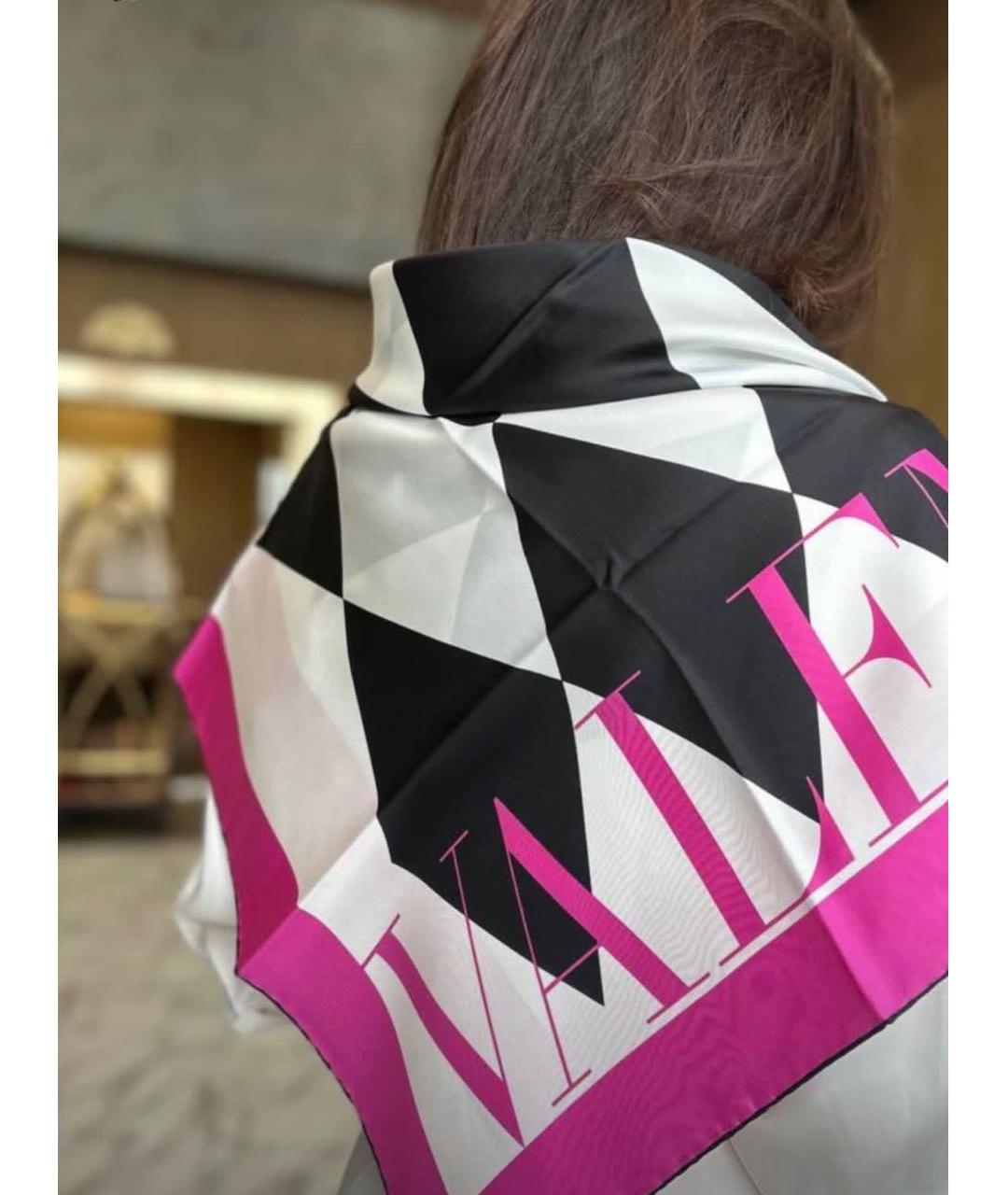 VALENTINO Мульти шелковый платок, фото 8