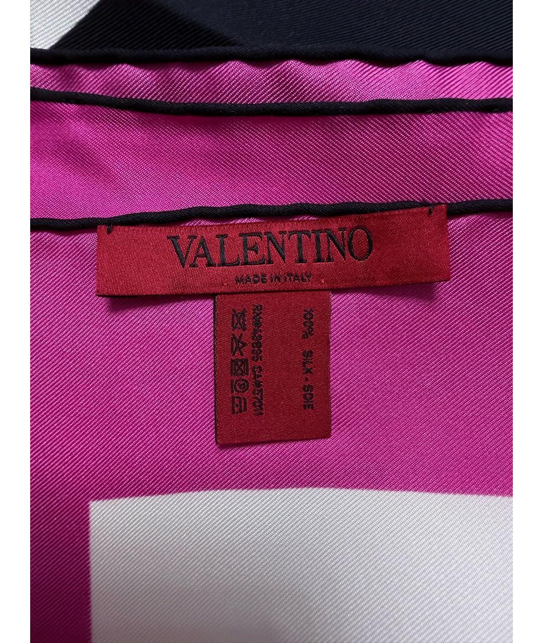 VALENTINO Мульти шелковый платок, фото 4