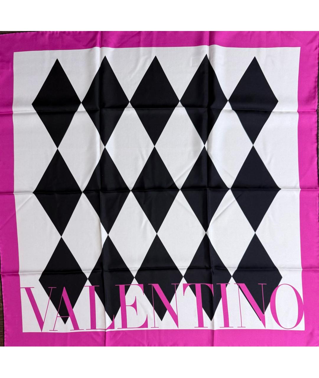 VALENTINO Мульти шелковый платок, фото 2