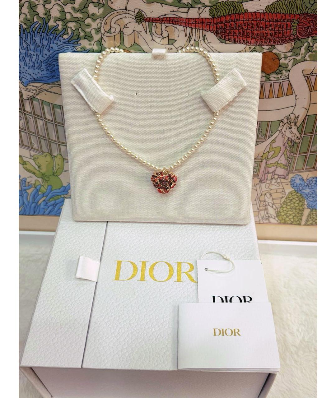 CHRISTIAN DIOR Золотое колье, фото 6