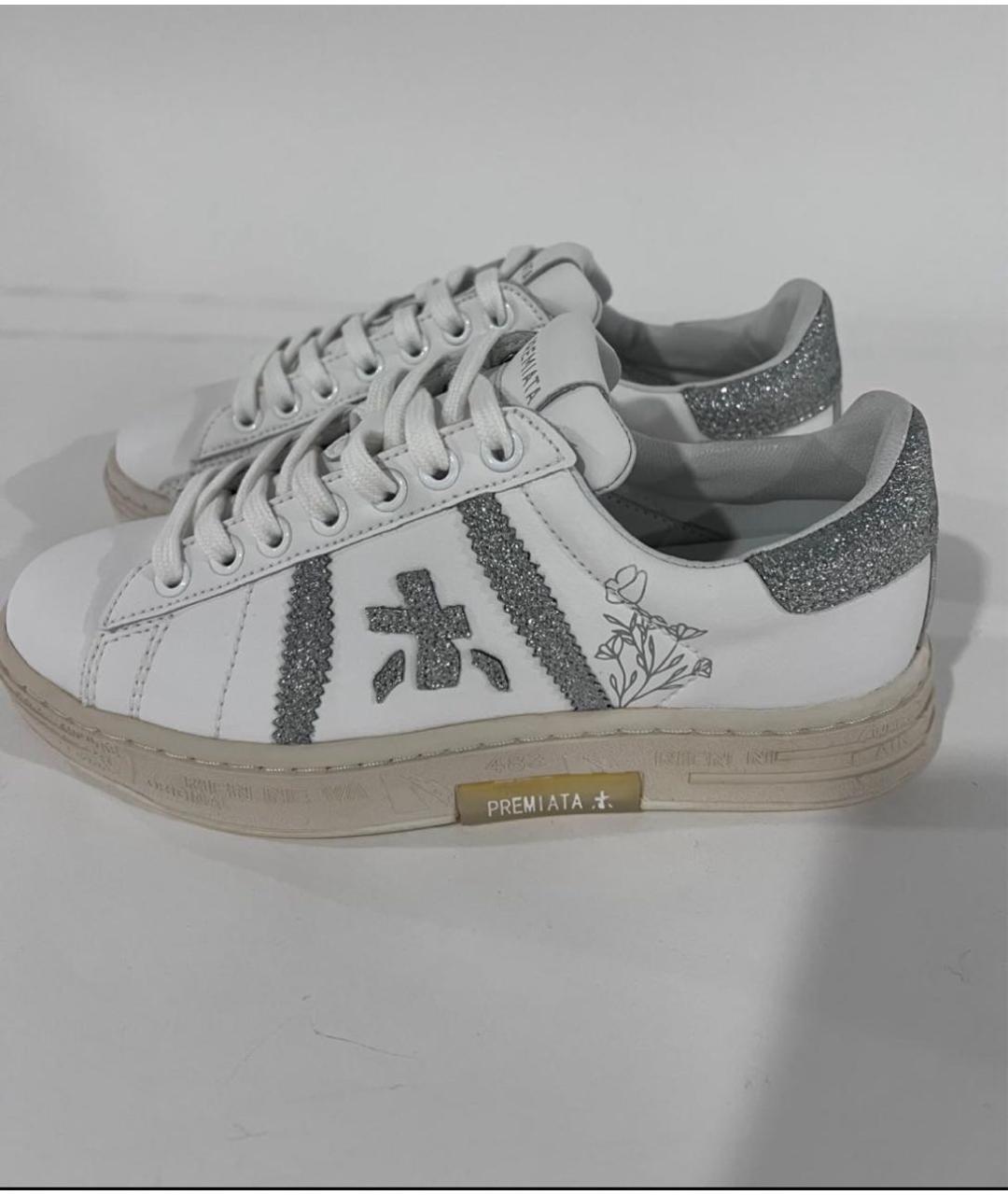 PREMIATA Белые кожаные кеды, фото 2