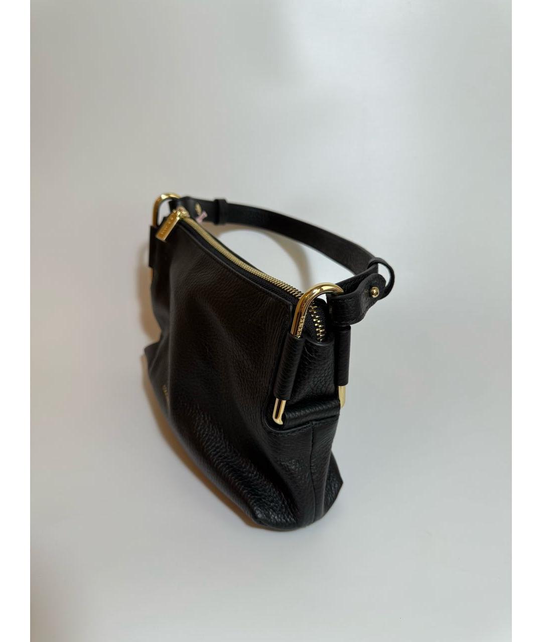 COCCINELLE Черная кожаная сумка через плечо, фото 2